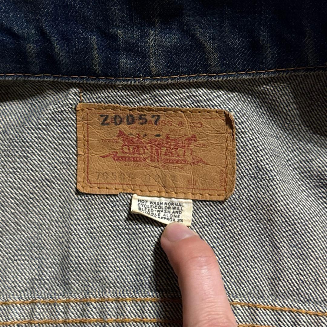 70's Levi's 70505-0217 布ケアタグ 38 BIGE直後