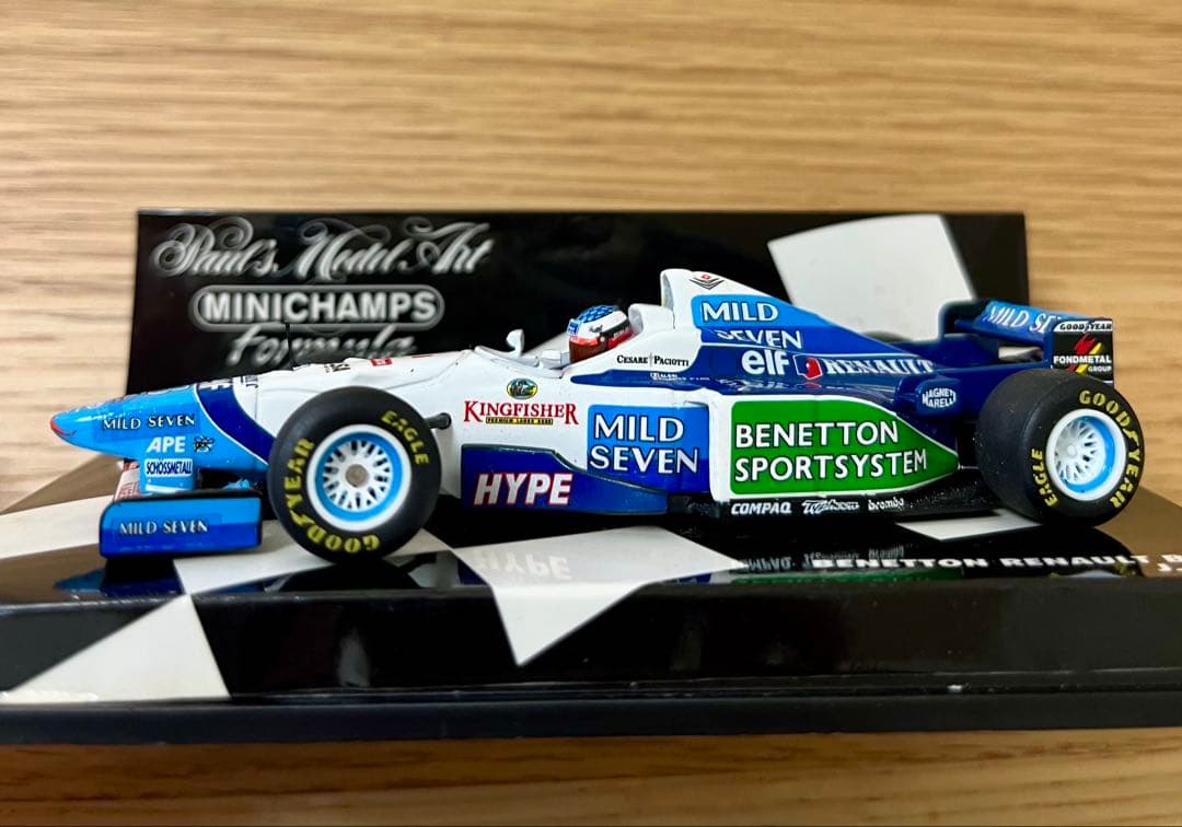 MINICHAMPS ベネトン・ルノー B196 J.アレジ マイルドセブン仕様