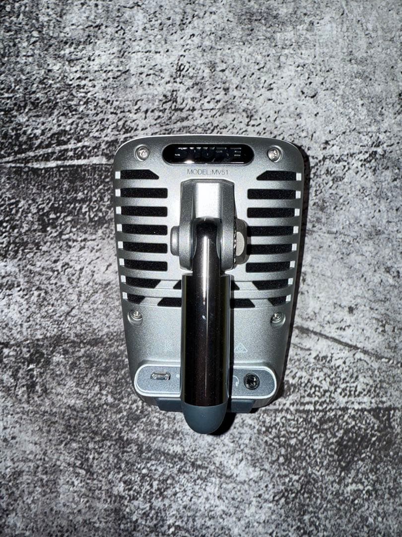 Shure MV51 コンデンサーマイク USBマイク 動作確認済み 美品