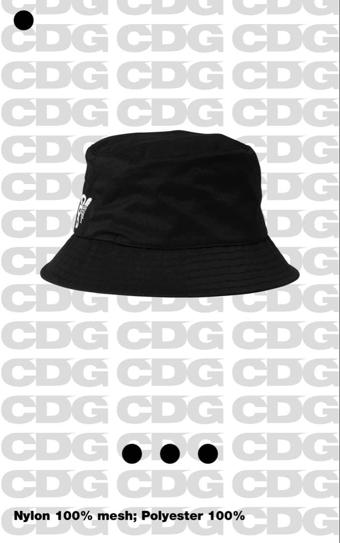 【新品未使用】CDGxTHE NORTH FACE ナイロン素材 バケハ M
