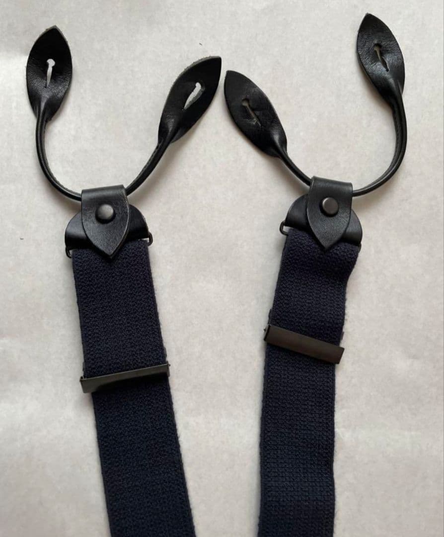 Nigel Cabourn US Army サスペンダー ネイビー
