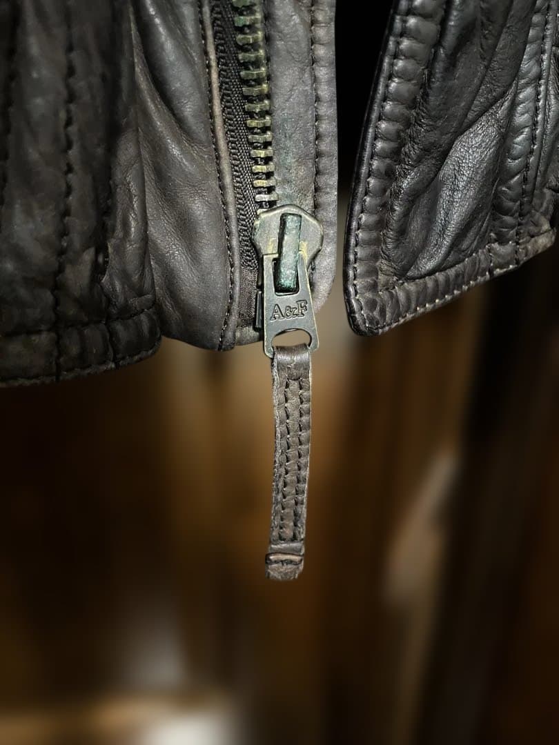 【希少】Abercrombie & Fitch アバクロ 本革 ジャケット