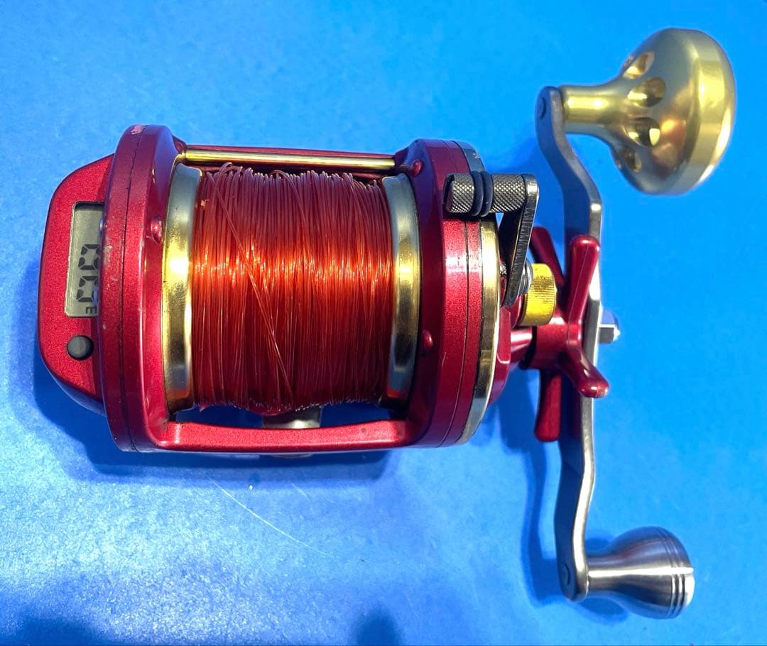 ダイワ シーライン 石鯛Z40WH 遠投 釣武者パワーハンドルゴールド　レバー⓽