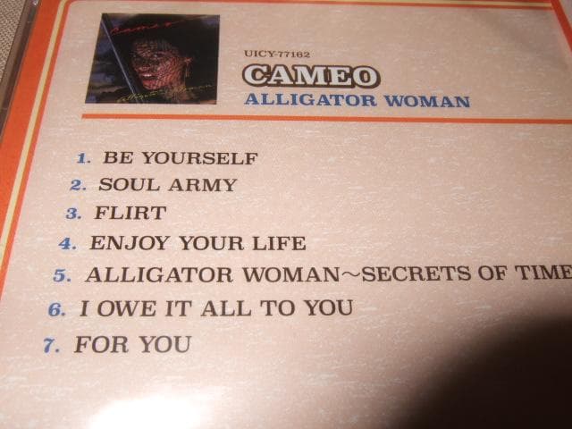 CAMEO,国内盤,新品未開封,キャメオ,ソウル,アリゲーター・ウーマン