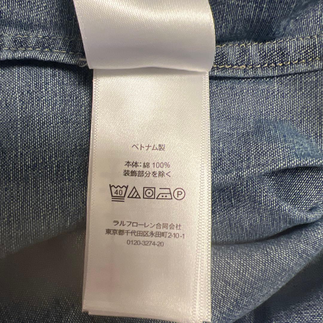 新品POLO ラルフローレン ヴィンテージ加工 デニムシャツ
