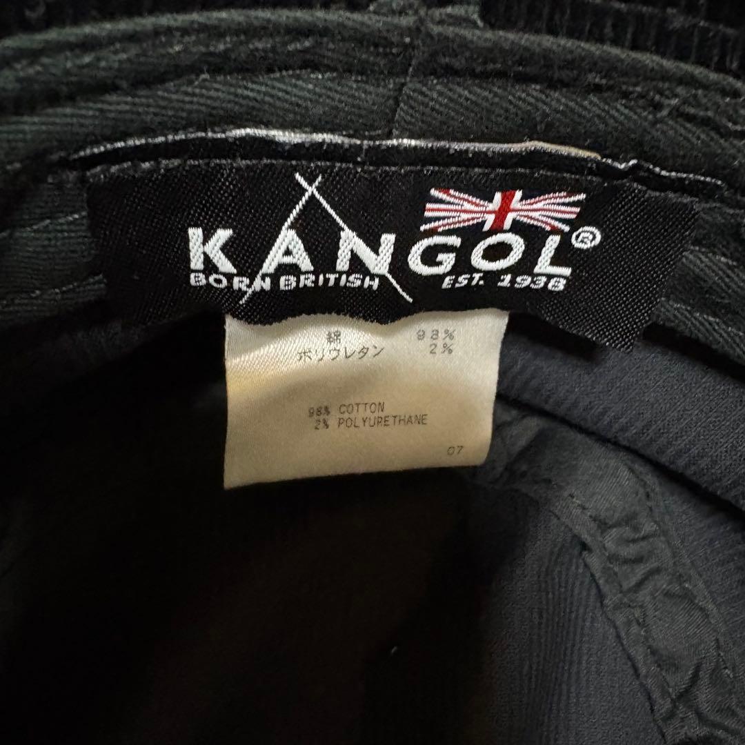 KANGOL CORD BUCKET コーディロイバケットハット 黒