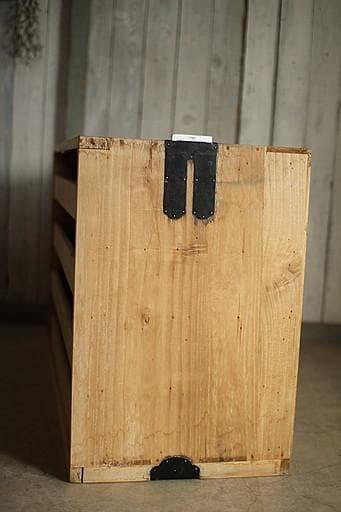 eri　古い木製の引き出し4段　食器棚　キャビネット　古家具　古民家