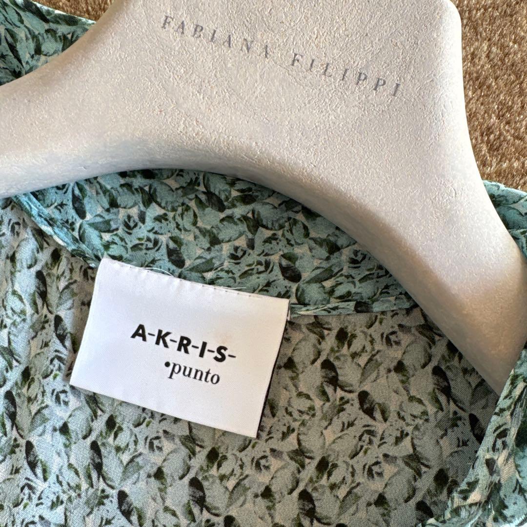 専用　アクリス　AKRIS punto ボウタイワンピース