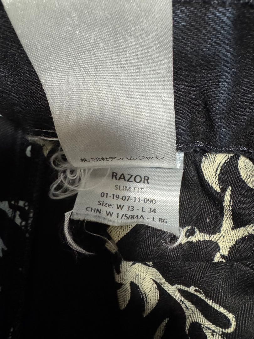 DENHAM RAZOR SLIM FIT W33 新品未使用
