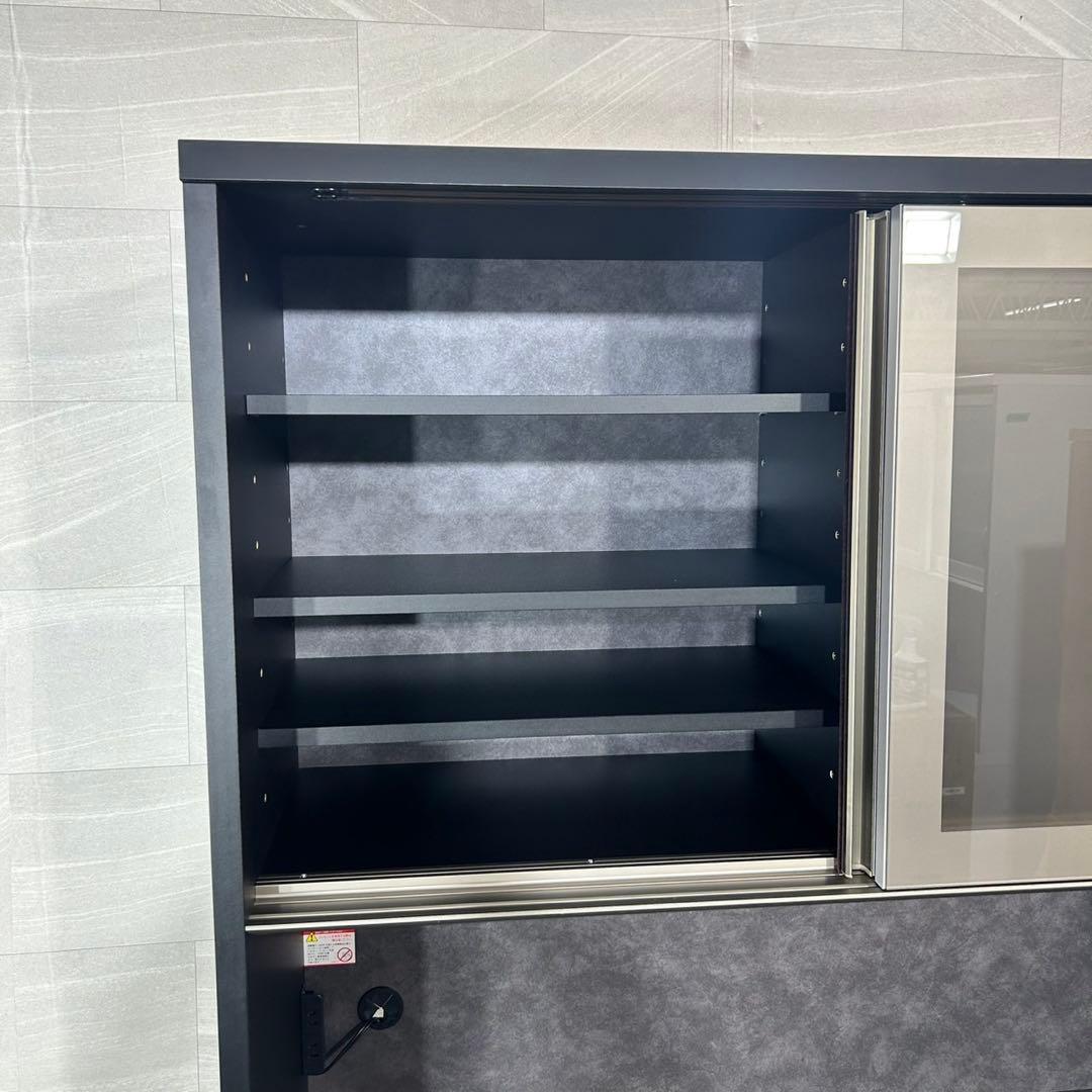 松田家具 食器棚 ラピス2 120cm おしゃれ 収納 家具 d5509