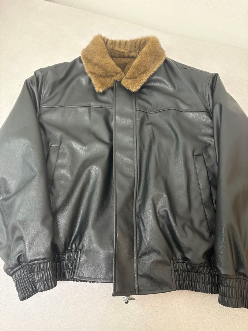 ZARA リバーシブルフェイクレザージャケット