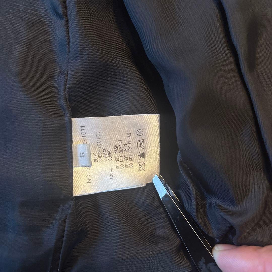 売り切りセール　ロンハーマン 黒 レザージャケット S