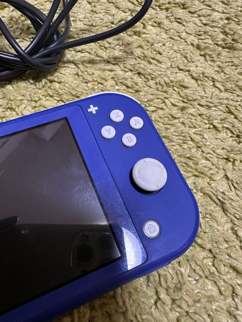 ジャンク品　Nintendo Switch Lite 青 本体 充電器付き