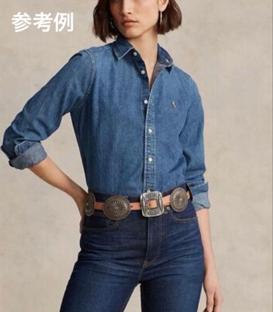 【定番】Ralph Lauren ボタンダウン デニム シャツ ダンガリー
