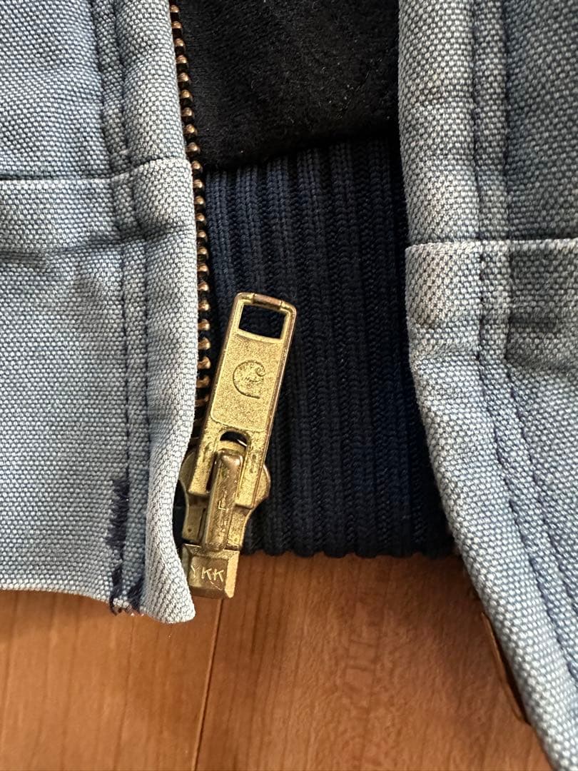 carhartt アクティブパーカー　ターコイズブルー　美フェード