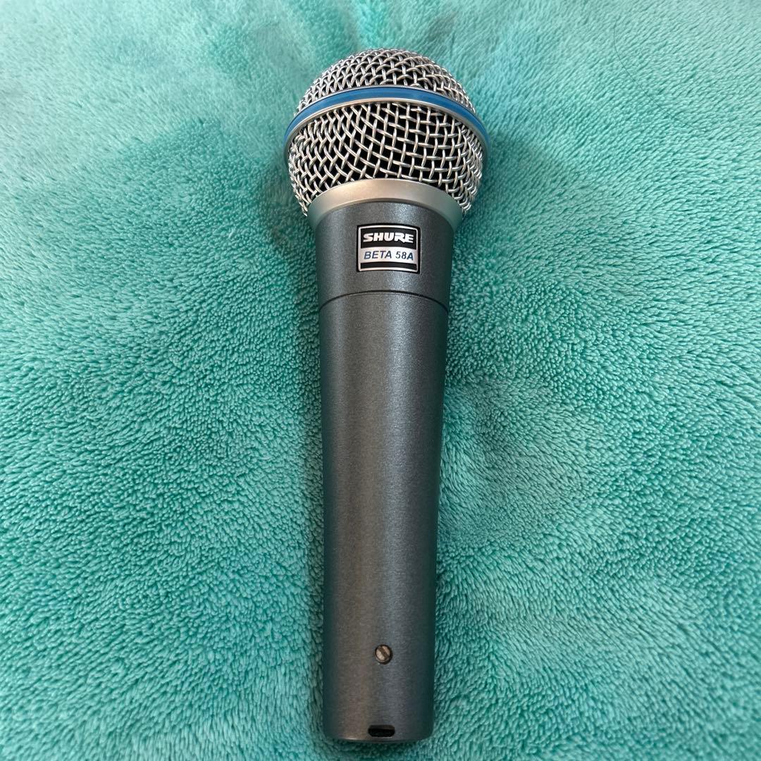 SHURE BETA58A ダイナミックマイク　3回使用　シュア　マイク