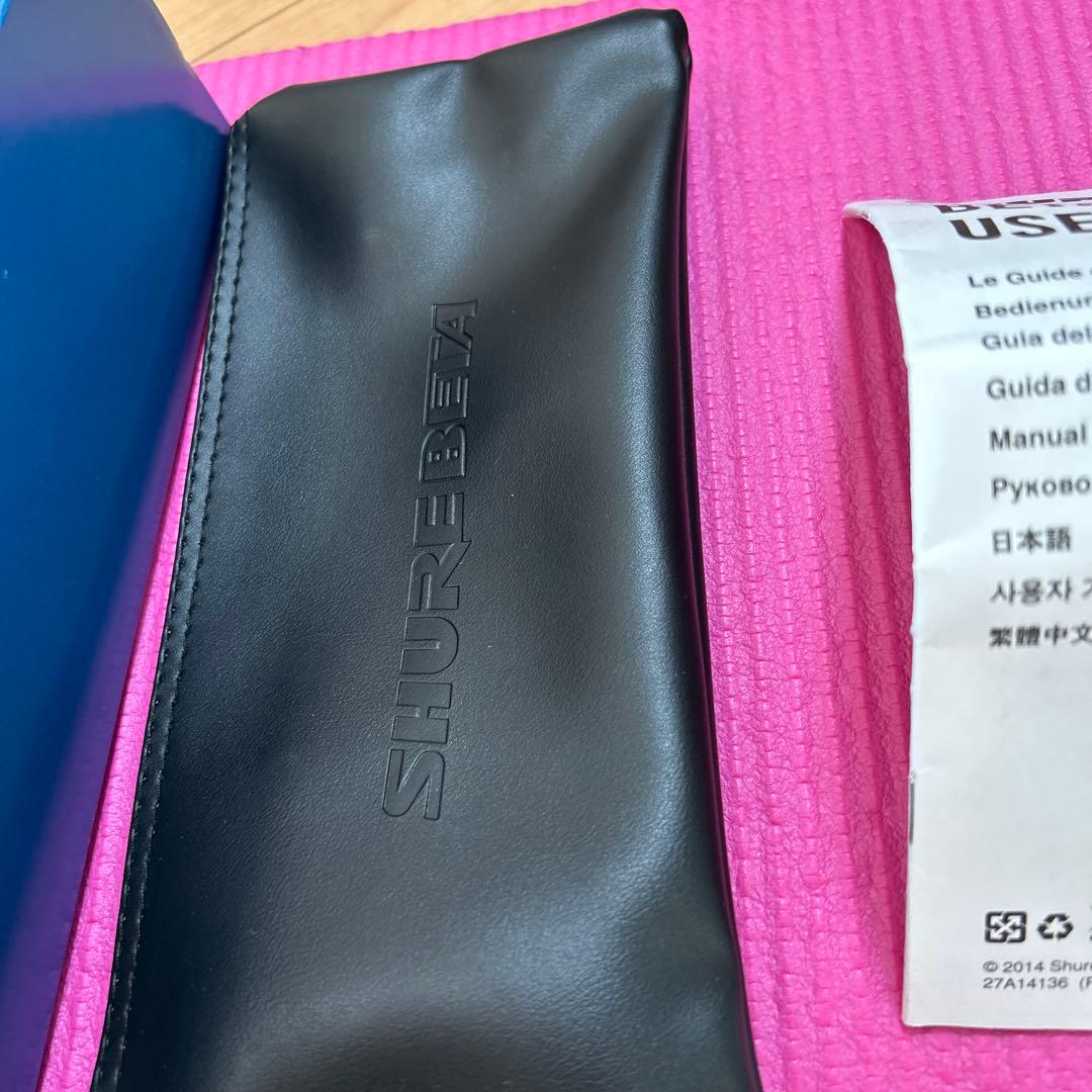 SHURE BETA58A ダイナミックマイク　3回使用　シュア　マイク