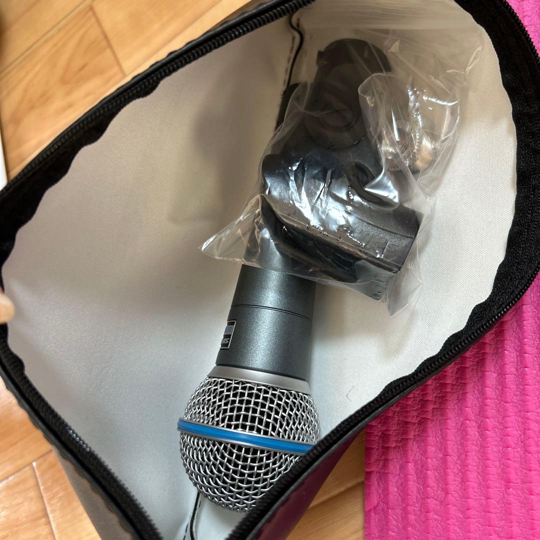SHURE BETA58A ダイナミックマイク　3回使用　シュア　マイク