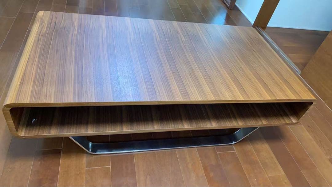 ずっしり高級感おしゃれセンターテーブル セリス 120 LBR2 ミドルブラウン