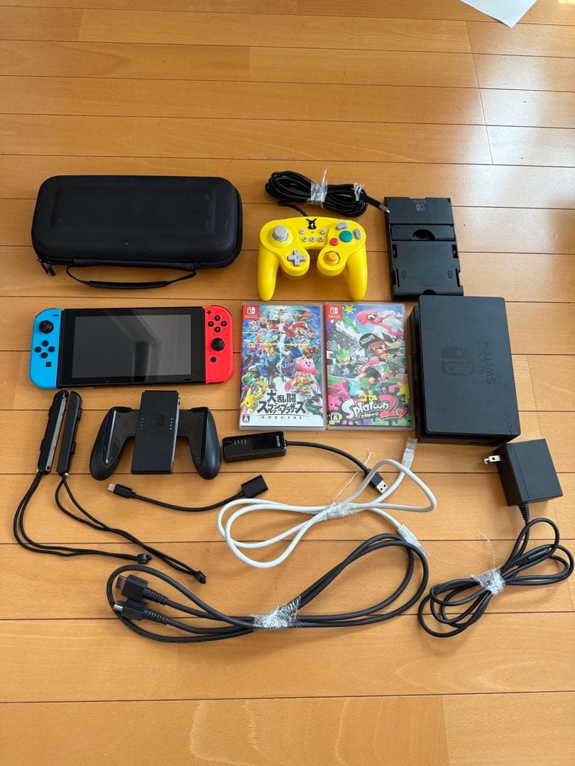 Nintendo Switch 有機ELモデル ゲームソフト2本付き