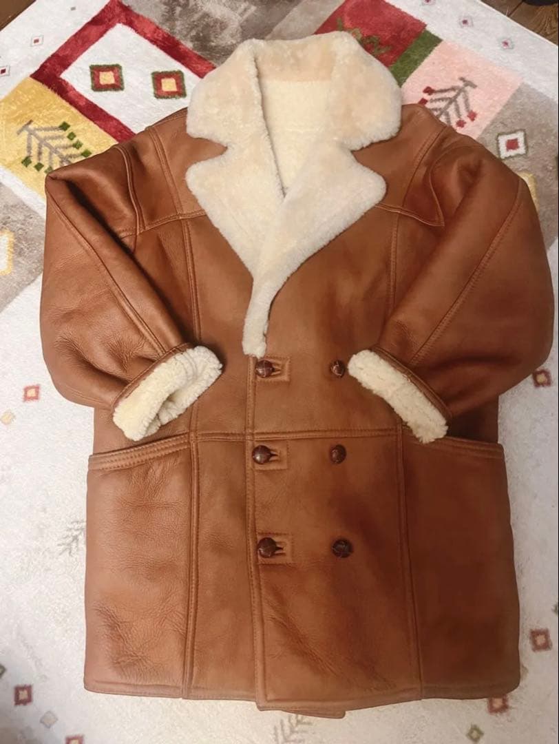 最終お値下げ！メンズUS SHEEPSKIN 本革ムートンコート