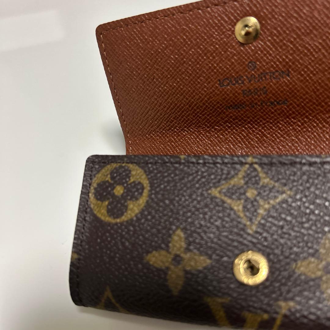 いぬどルイ・ヴィトン モノグラム レザーキーケース