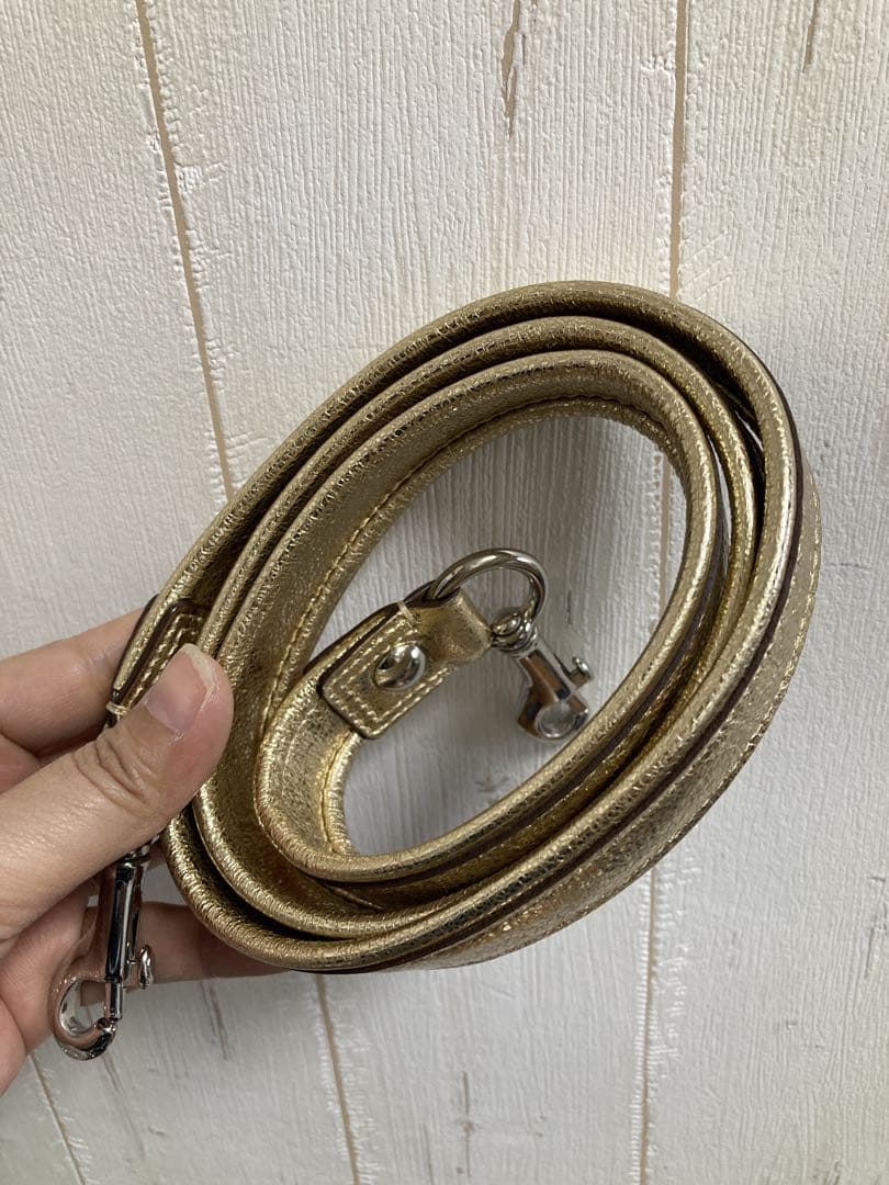 コーチCOACH☆2wayスパンコールハンドバック ショルダー紐有り