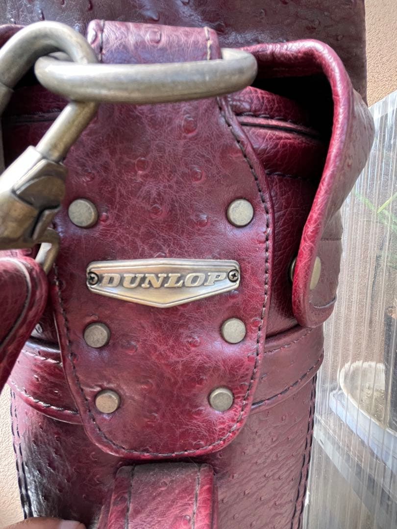 ぼんぼりの大将　Windsor ワインレッド レザーキャディバッグ