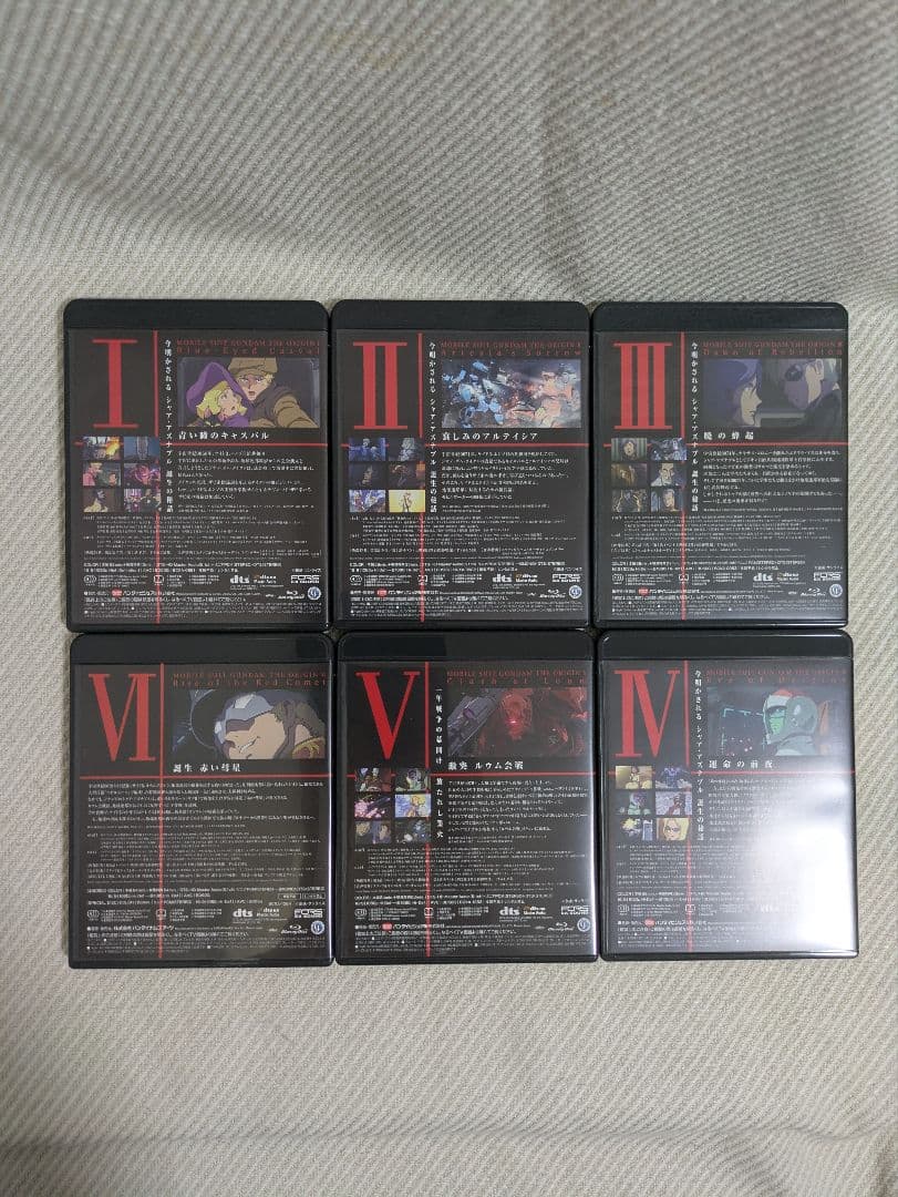 機動戦士ガンダム THE ORIGIN Blu-ray 6巻セット