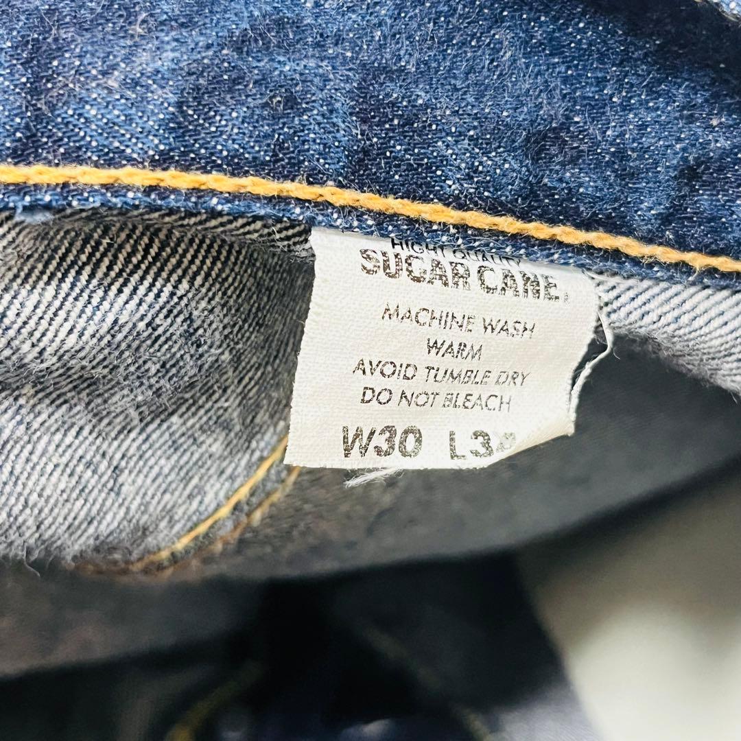 美品 SUGAR CANE 1947 W30 L34 シュガーケーン 濃紺 赤耳