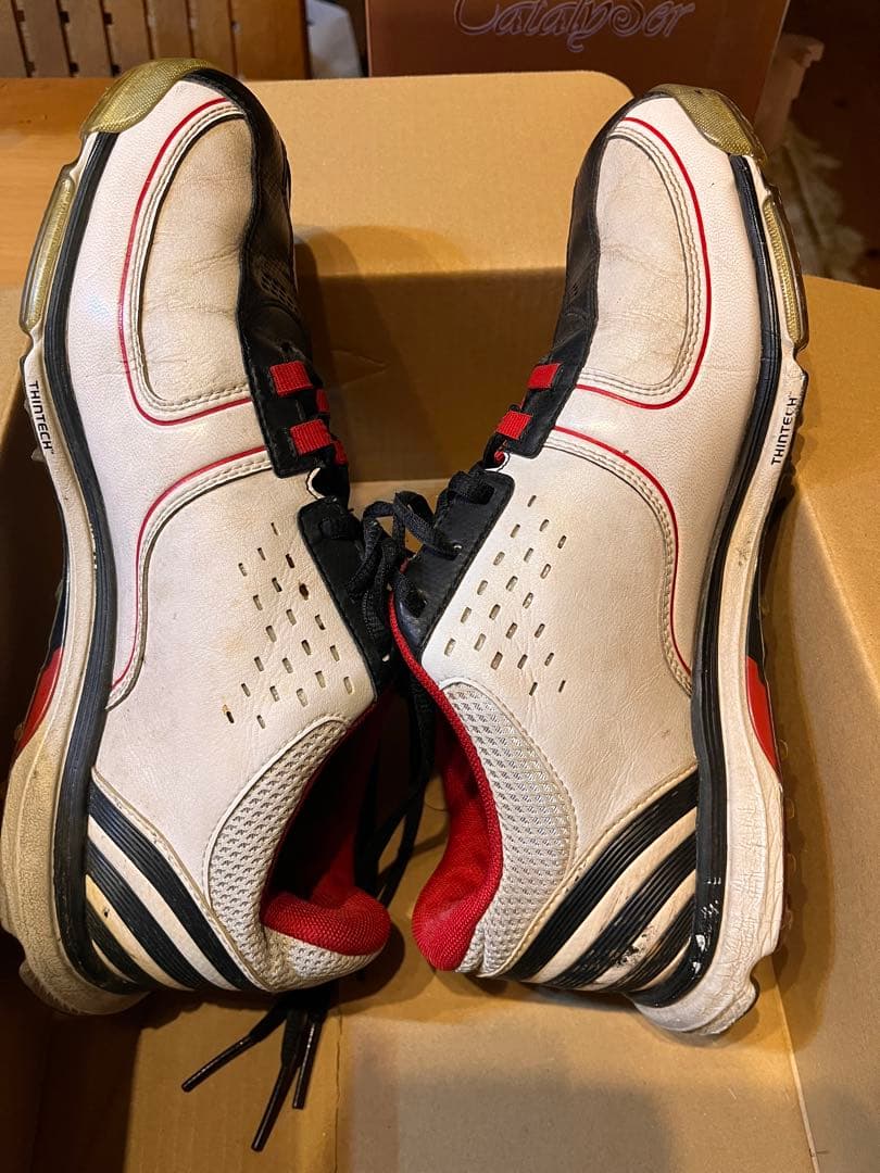 adidas ゴルフシューズ 26.5㎝ NIKEシューズバック付