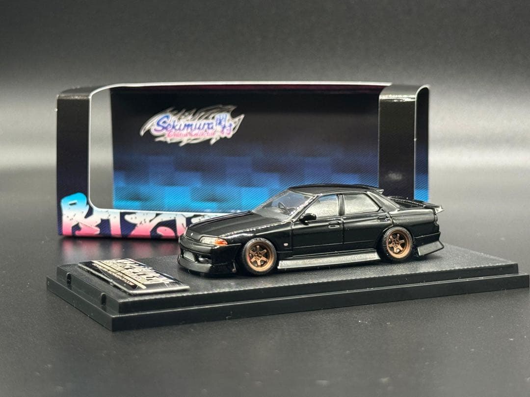 1/64 改Nissan Skyline R32 BN 風 TE37 関村