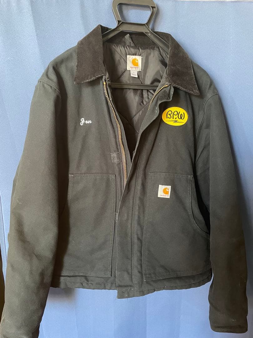 希少品美品　本日限定価格Carhartt デトロイトジャケット ブラックLサイズ
