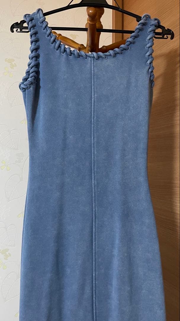 美品 Darich カットデニムロングワンピース