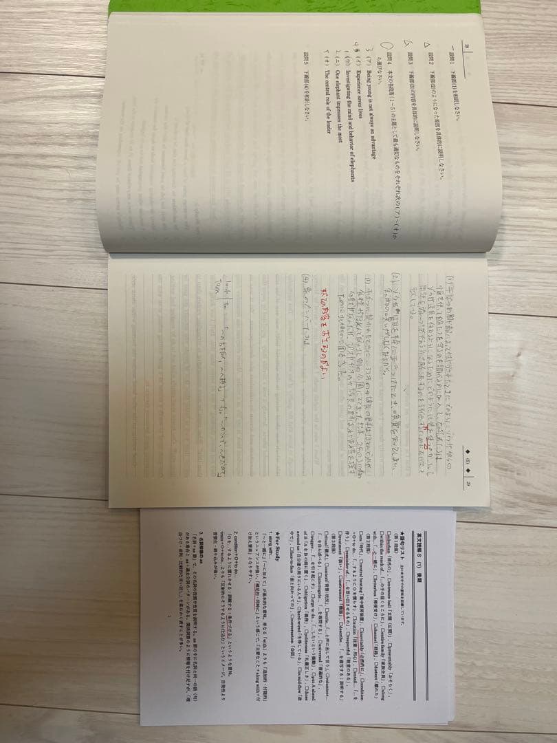 駿台テキスト　英文読解S　英文法S　和文英訳S　英語構文S