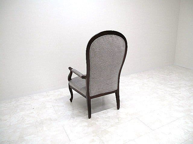 美品 イタリア製 ルイ15世様式 ハイバックアームチェア 　パーソナルチェア