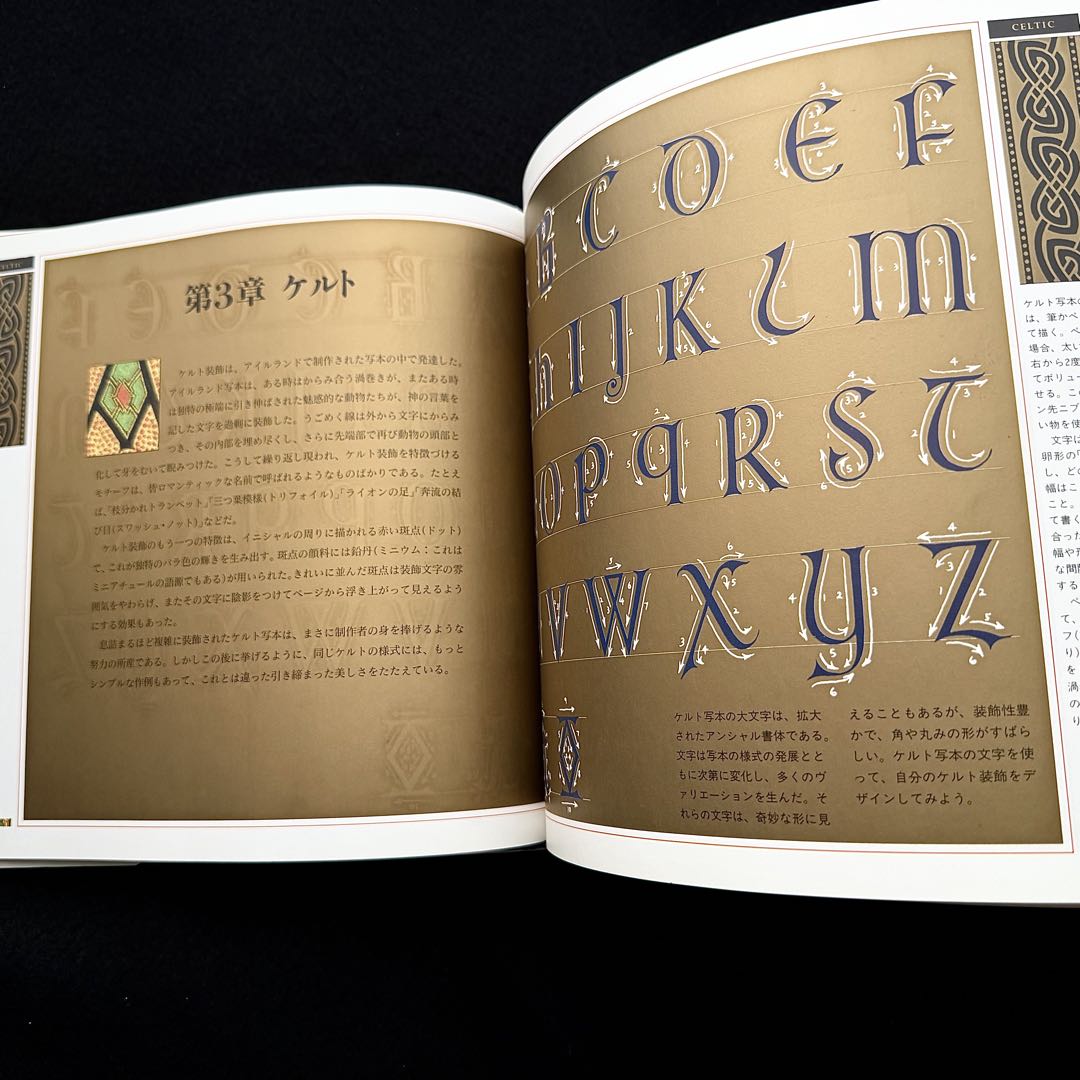 「装飾文字の世界 : カリグラフィー入門」ティモシー・ノード 画