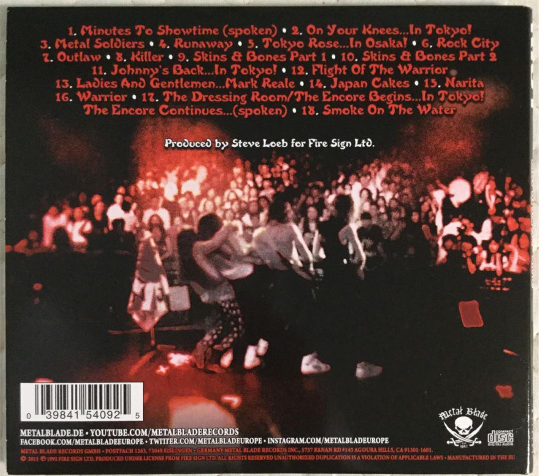 RIOT/ライオット/LIVE IN JAPAN 1992/ 2015年