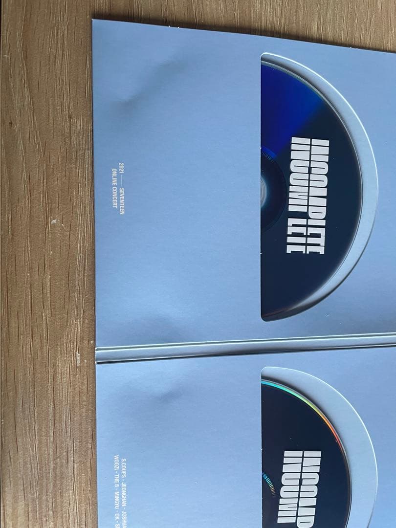 【最終値下げ】SEVENTEEN INCOMPLETE Blu-ray 付属品有