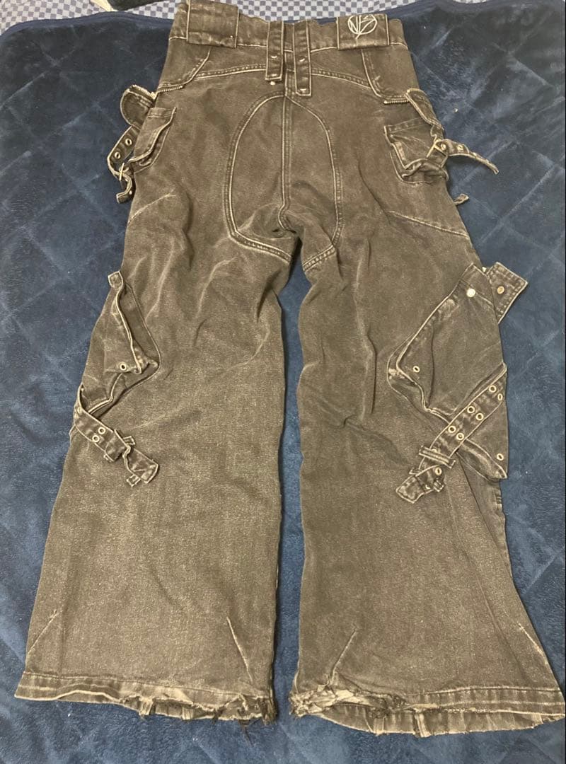 パンツ NO/FAITH STUDIOS BLACK HEAVY CARGO
