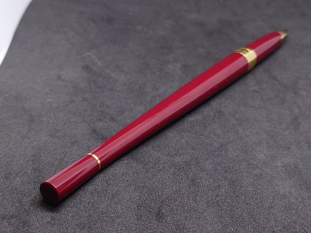 廃盤　14ｋ　パイロット　デスクペン DP-500 赤　EF　極細　14金 美品