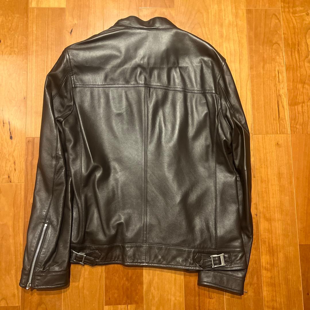 【希少】バーバリーブラックレーベル ラムレザー　ライダースジャケット　Mサイズ