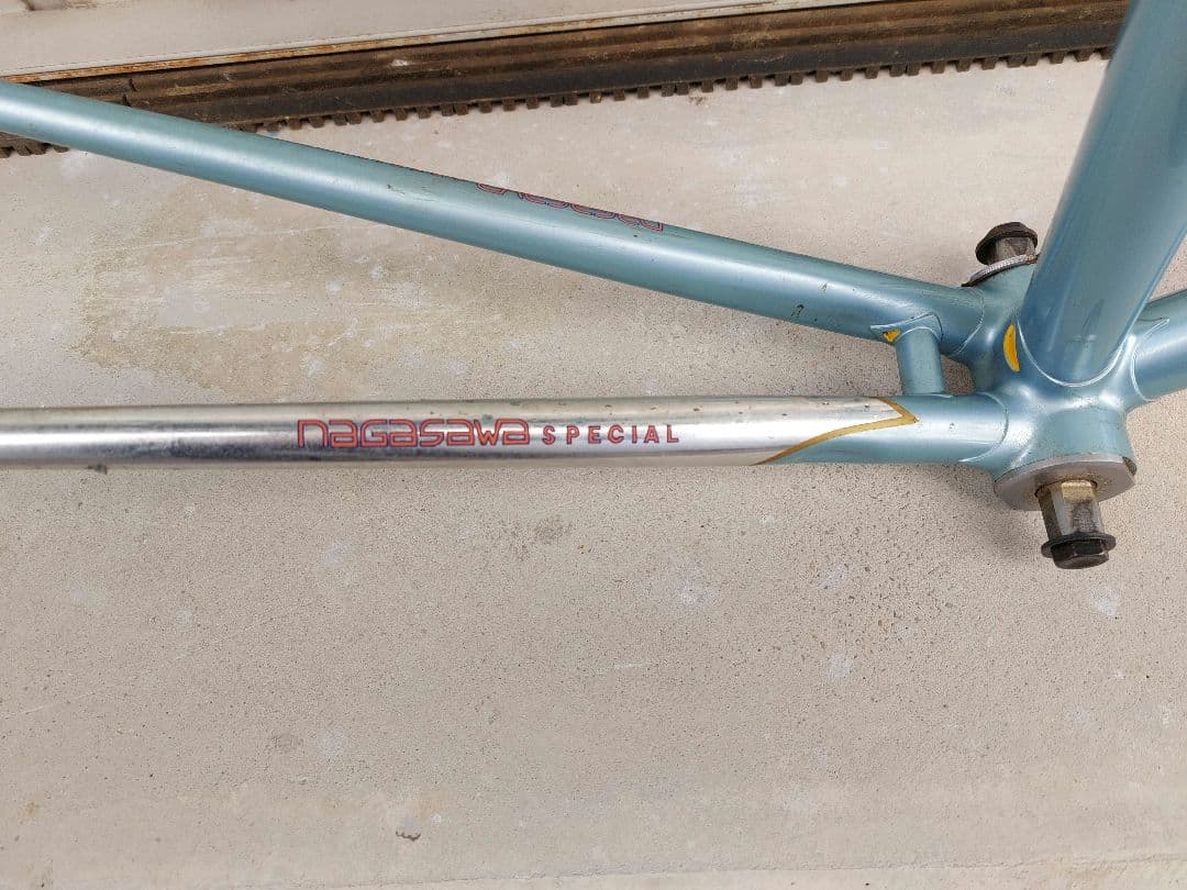 Nagasawa 競輪ピストフレーム njs刻印入り