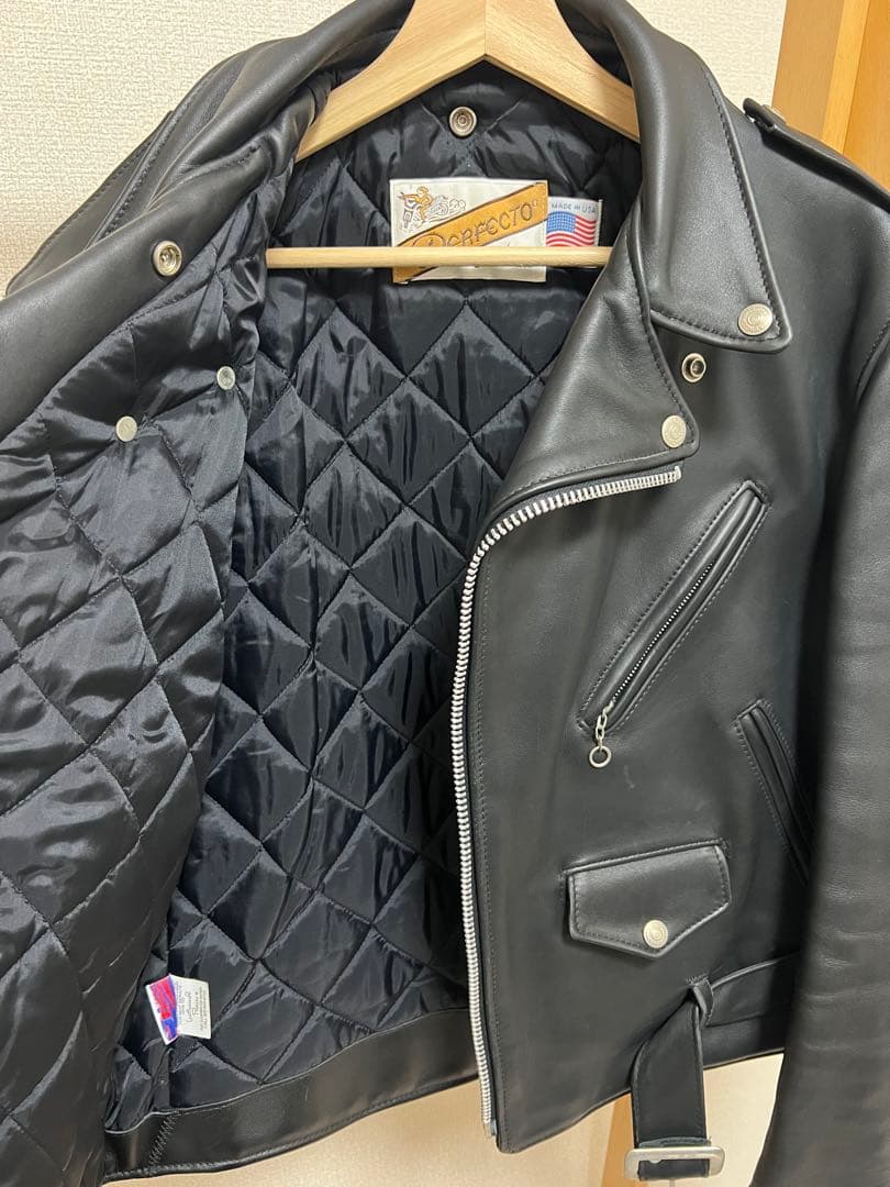 schott ダブルライダース618 サイズ42 ブラック