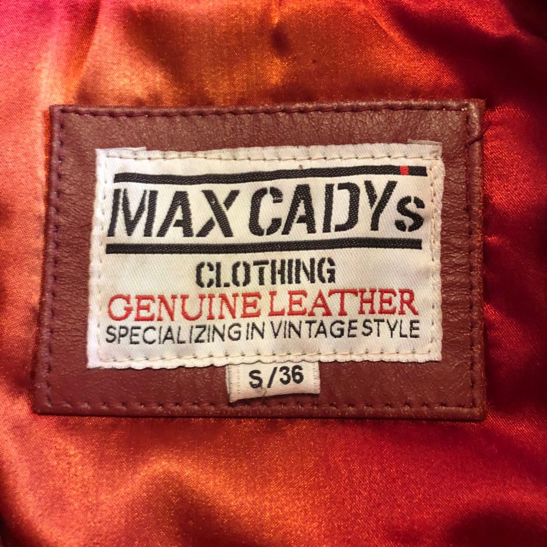 MAX CADY レザージャケット ファイトクラブ ブラッドピット(^^)