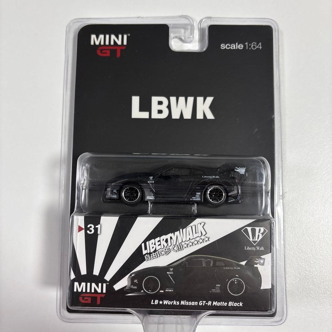 MINI GT LB★Works Nissan GT-R Matte Black