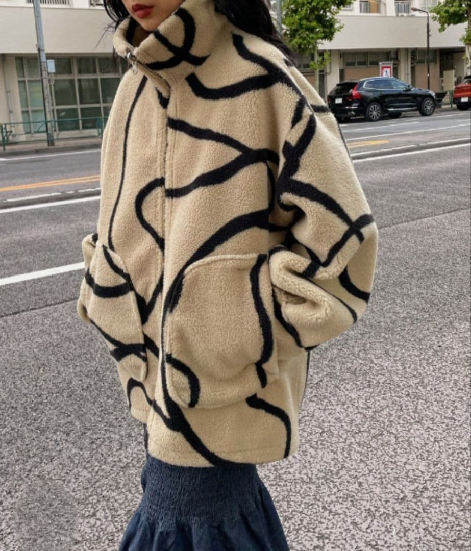 ジャケット・アウター 2WAY REVERSIBLE BOA JACKET AMERI vintage