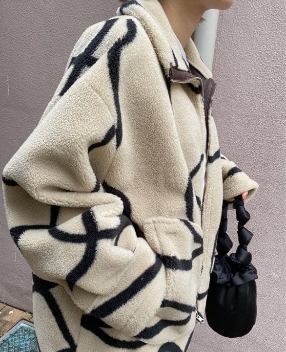 ジャケット・アウター 2WAY REVERSIBLE BOA JACKET AMERI vintage