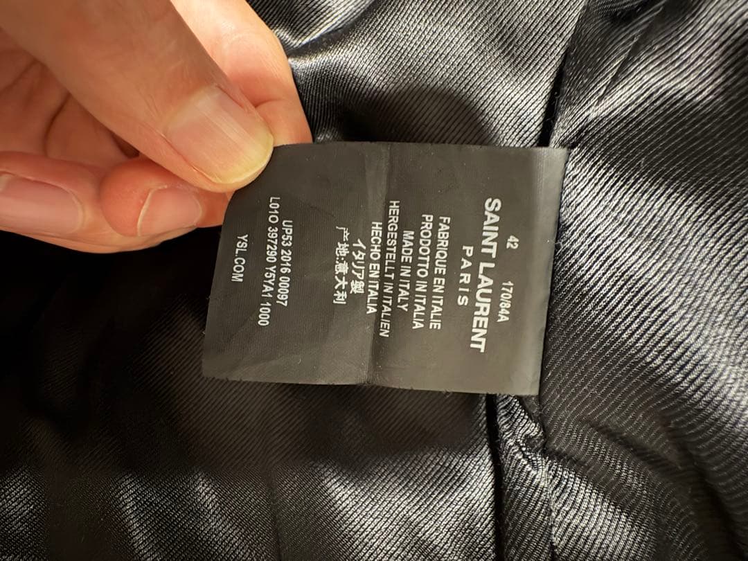 SAINT LAURENT ライダース L01 size42 貴重モデル