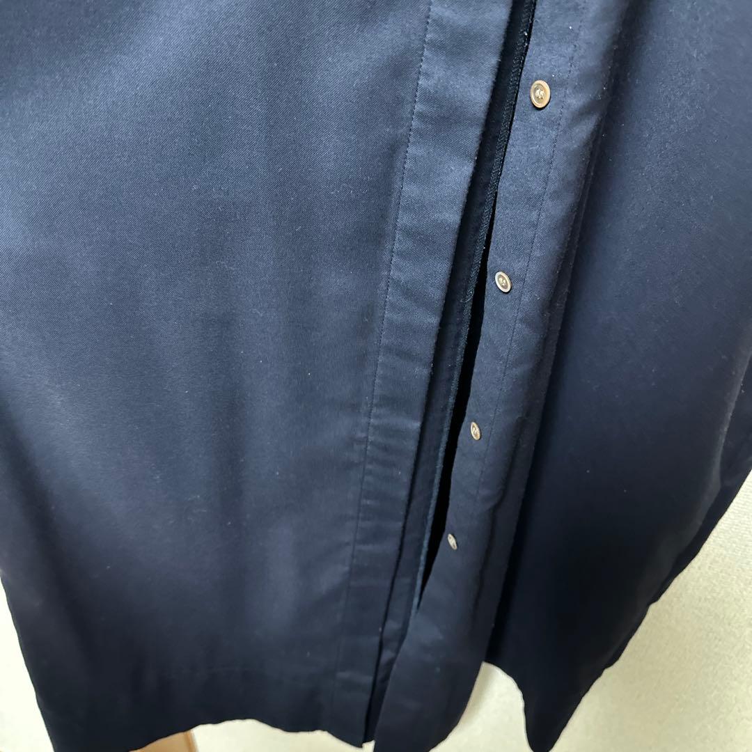 ソージュ soeju ロングシャツワンピース　トール　ネイビー